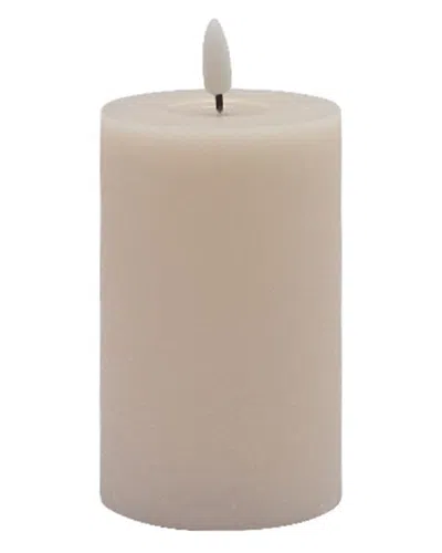 Bidkhome Small Flameless Pillar Candle In Pink