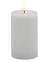Bidkhome Small Flameless Pillar Candle In White