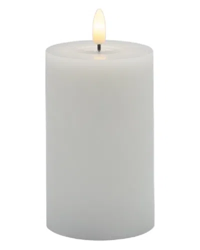 Bidkhome Small Flameless Pillar Candle In White