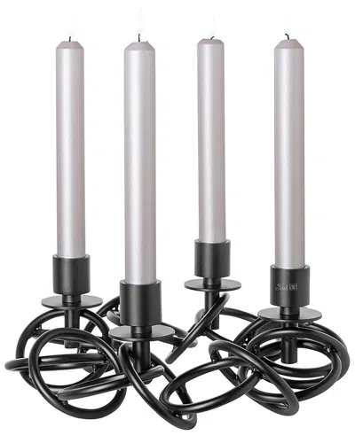 Bidkhome Sonette Candleholder For 4 Candles In Silver