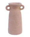 Bidkhome Terracotta Vase In Orange