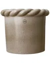 Bidkhome Twine Beige Planter Pot Large In Beige