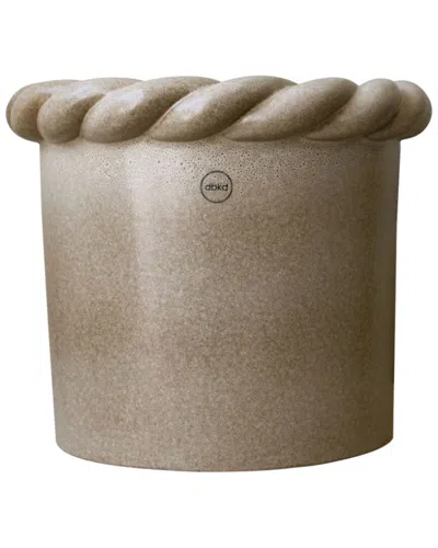 Bidkhome Twine Beige Planter Pot Large