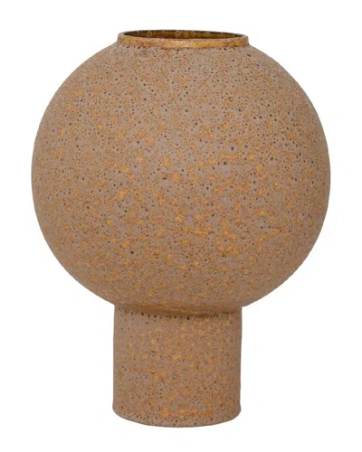 Bidkhome Vase Amanzi In Brown