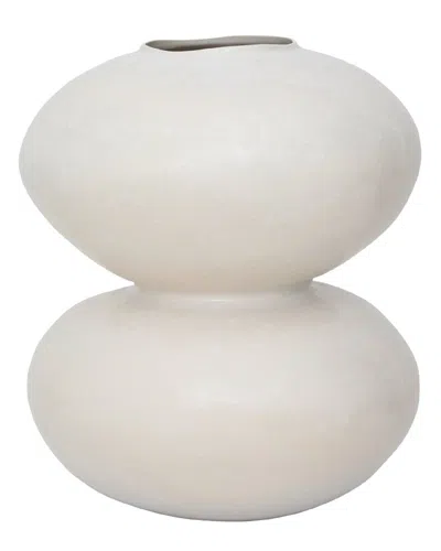 Bidkhome Vase Foss In White