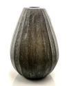 BIDKHOME BIDKHOME VASE HADAPPA KALI ROUND RIB CUT STONE FINISH