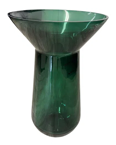 Bidkhome Vase Long Neck In Green