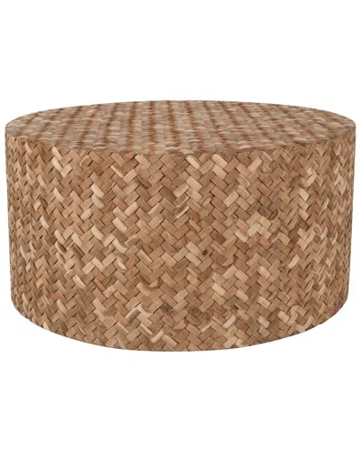 Bidkhome Weave Natural Coffee Table In Brown