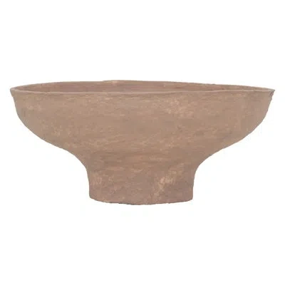 Bidkhome Zuni Ceramic Cereal Bowl In Rustic Brown