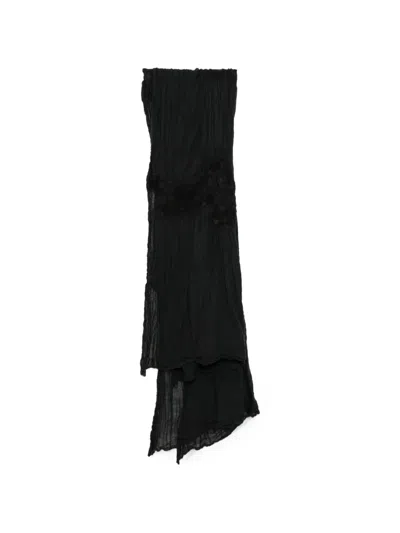 Biek Verstappen Felted Scarf In Black