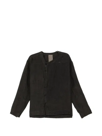 Biek Verstappen Linen Shirt In Black