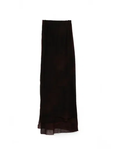 Biek Verstappen Wool Scarf In Black