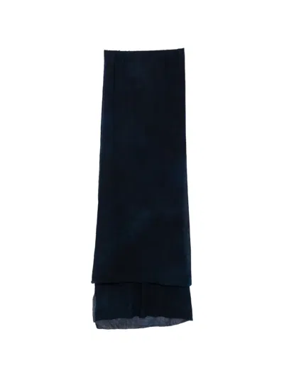 Biek Verstappen Wool Scarf In Blue