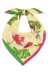 BIEN ABYE GARDEN VIEW SILK SCARF