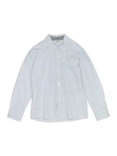Pre-owned Bienzoe Kids' Long Sleeve Button Down Shirt In Blue