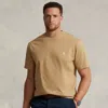 Big & Tall - Jersey Crewneck T-shirt In Gold