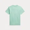 Big & Tall - Jersey Crewneck T-shirt In Green