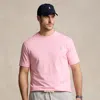 Big & Tall - Jersey Crewneck T-shirt In Pink