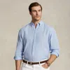 Big & Tall - Lightweight Linen Shirt In Blue