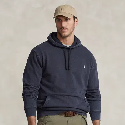 Big & Tall - Loopback Fleece Hoodie In Black