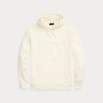 Big & Tall - Loopback Fleece Hoodie In White