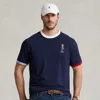 Big & Tall - Polo Bear Jersey T-shirt In Blue