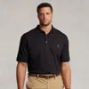 Big & Tall - Soft Cotton Polo Shirt In Black