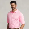 Big & Tall - Soft Cotton Polo Shirt In Pink