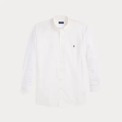 Big & Tall Stretch Poplin Shirt In White