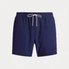 Big & Tall - Traveler Stretch Classic Fit Swim Trunks In Blue