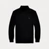 Big & Tall - Washable Wool Rollneck Jumper In Black