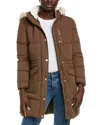 Big Chill Microfiber Coat In Brown
