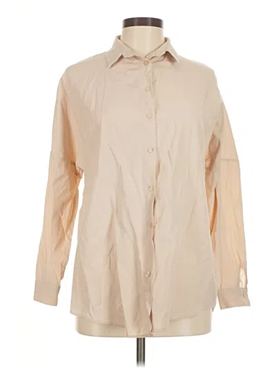 Pre-owned Big Dart Long Sleeve Button Down Shirt In Brown