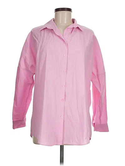 Pre-owned Big Dart Long Sleeve Button Down Shirt In Pink