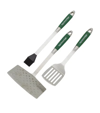 Big Green Egg Stainless Steel Custom Bbq Utensil Set In Black