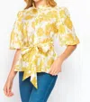 Big Hit Fashion Poppy Seed Top In Gold In Gold
