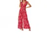 Big Hit Fashion Ruffles Jumpsuit In Red In Red