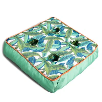 Big Joe Captain's Caddie Pool Float In Green,blue