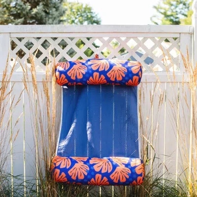 Big Joe Kona Lounger Pool Float In Blue,orange
