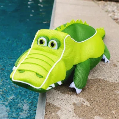 Big Joe Pool Petz Alligator Kid's Float (non-inflatable) In The Magenta;the Blue Shadow