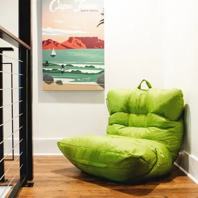 Big Joe Roma Bean Bag Lounger In Spicy Lime Smartmax