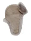Bigardini Fur Trim Hat In Brown