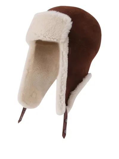 Bigardini Logan Aviator Hat In Burgundy