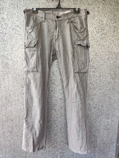 Pre-owned Bigi Mens  Pants Cargo Pants Anorak In Gray