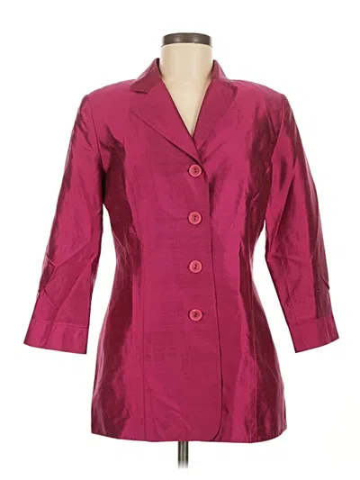 Pre-owned Bigio Collection Blazer Jacket In Pink