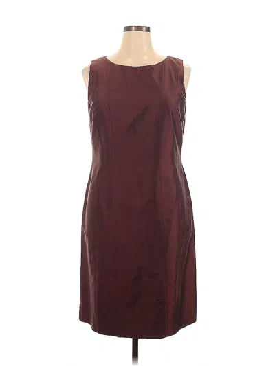 Pre-owned Bigio Collection Cocktail Dress In Burgundy