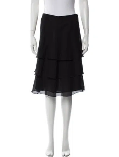 Pre-owned Bigio Collection Knee-length Skirt In Gray
