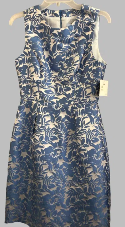Bigio Collection Sleeveless Mini Dress In Blue