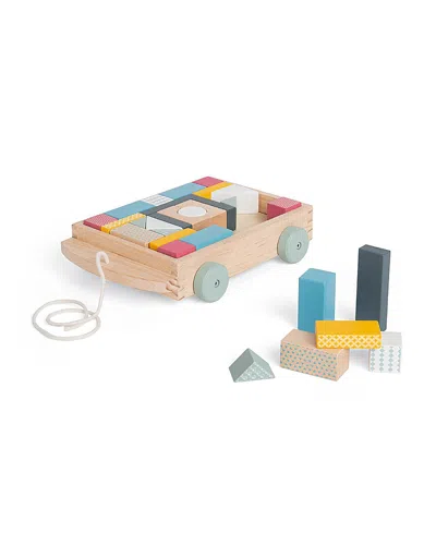 Bigjigs Toys Fsc Brick Cart - Ages 18 Months+ In Multi