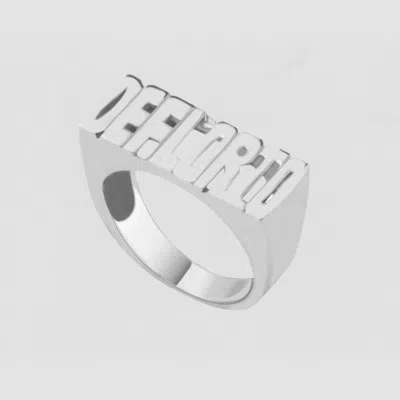 Bijou Jewelers The Block Name Ring